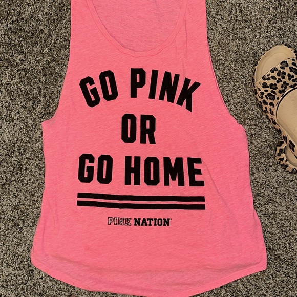 Women’s Go PINK or Go Home Tank Top - Picture 3 of 5